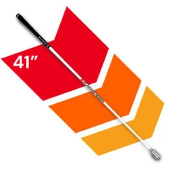 Rawspeed Girls White And Black Plain Golf Junior Swing Trainer