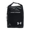 Under Armour Mens Black And White Long Lasting Contain Golf Shoe Bag