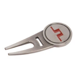 J.Lindeberg Silver And Red Metallic Golf Divot Tool | American Golf -Golf Zone Shop American Golf 399377 88551 399377 0