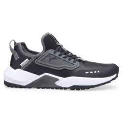PUMA Golf Mens Black And Grey GS-One Golf Shoes