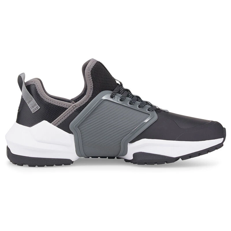 PUMA Golf Mens Black And Grey GS-One Golf Shoes 2 PUMA Golf Mens Black And Grey GS-One Golf Shoes - Image 2