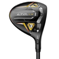 Cobra Golf Black And Yellow King LTDx LS Right Hand Tensei Av Raw Stiff Golf Fairway Wood