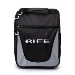 Rife Men's Black And Grey Embroidered Golf Shoe Bag | American Golf