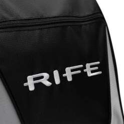 Rife Men's Black And Grey Embroidered Golf Shoe Bag | American Golf -Golf Zone Shop American Golf 400753 101832 400753 2