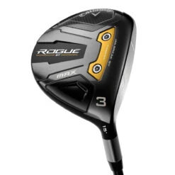 Callaway Golf Black And Yellow Rogue ST MAX Regular Right Hand Tensei 55 Golf Fairway Wood 7 Callaway Golf Black And Yellow Rogue ST MAX Regular Right Hand Tensei 55 Golf Fairway Wood -Golf Zone Shop American Golf 402289 88080 402289 0