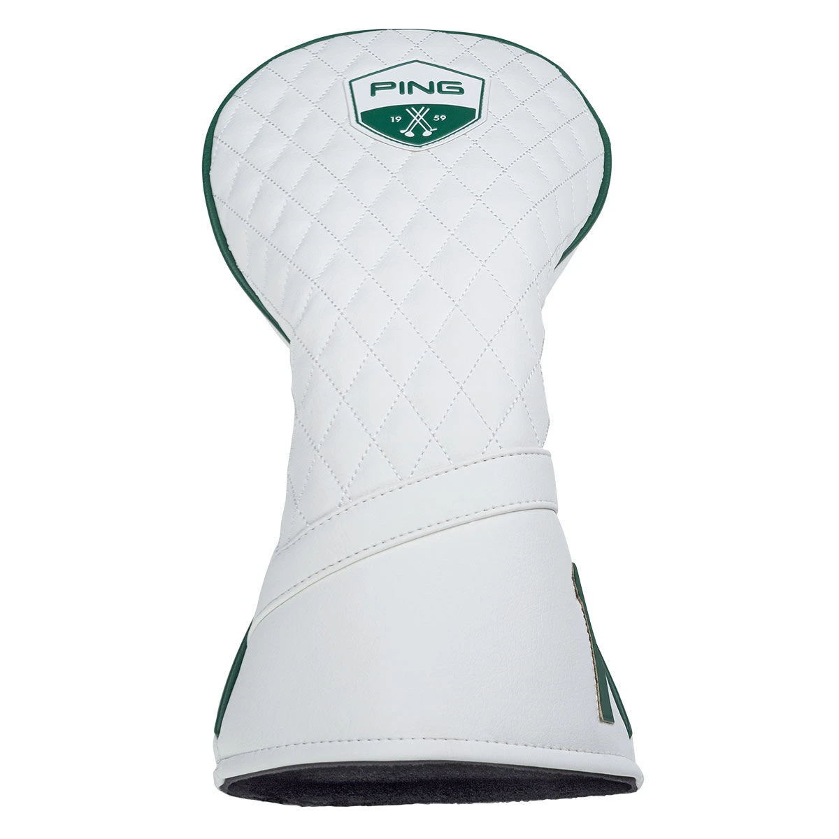 Ping White Quilted Heritage Golf Driver Head Cover| American Golf 1 Ping White Quilted Heritage Golf Driver Head Cover| American Golf