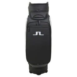 J Lindeberg J.Lindeberg Black And White Colour Block Staff Golf Bag | American Golf -Golf Zone Shop American Golf 405808 101900 405808 2