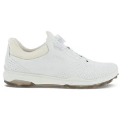 ECCO Men's White BIOM BOA Hybrid 3 Spikeless Golf Shoes