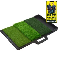 Me And My Golf Green Tri-Turf Hitting Mat | American Golf -Golf Zone Shop American Golf 406925 97222 406925 1