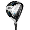 TaylorMade Mens Black And White SIM2 Titanium Right Hand Graphite Stiff Golf Fairway