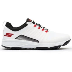 Skechers Men's White And Black Lightweight GO GOLF Torque Victorious Waterproof Spiked Golf Shoes