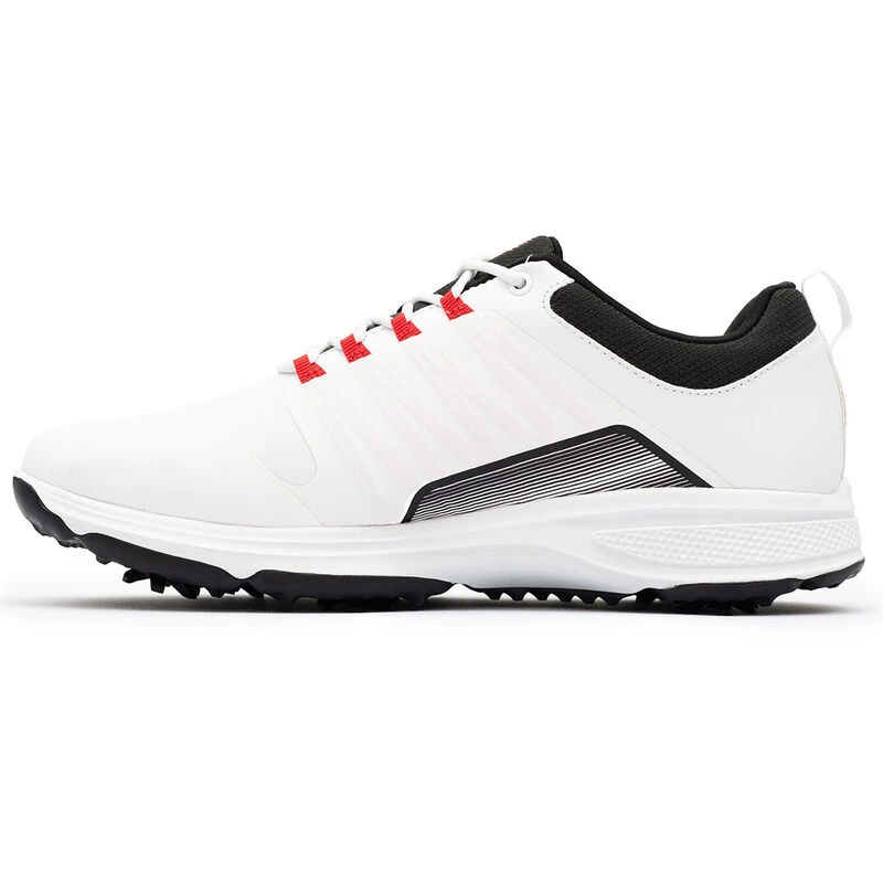 Skechers Men's White And Black Lightweight GO GOLF Torque Victorious Waterproof Spiked Golf Shoes 2 Skechers Men's White And Black Lightweight GO GOLF Torque Victorious Waterproof Spiked Golf Shoes - Image 2