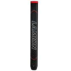 Lamkin Black And Red Lightweight SINK FIT Straight Golf Putter Grip | American Golf