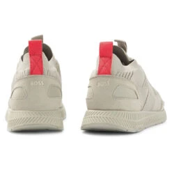 Hugo Boss Grey Titanium Running-Style KNSTA Spikeless Golf Trainers -Golf Zone Shop American Golf 408701 100876 408701 3