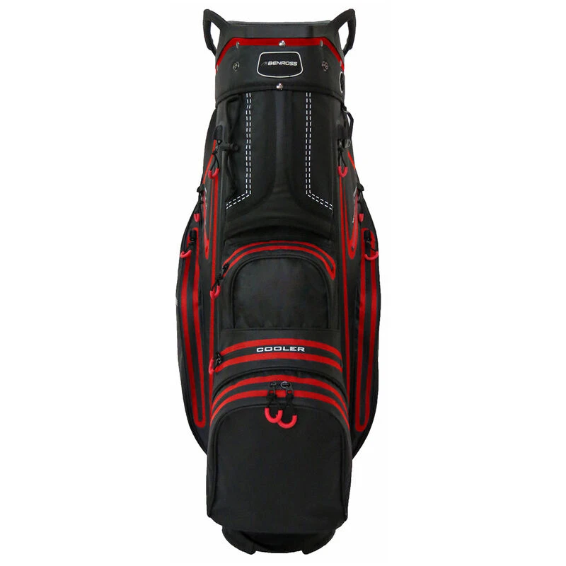Benross Black And Red Waterproof PROTEC 2.0 Golf Cart Bag | American Golf 3 Benross Black And Red Waterproof PROTEC 2.0 Golf Cart Bag | American Golf - Image 3