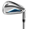 TaylorMade Silver And Blue Lightweight Women's Kalea Premier Custom Fit Golf Irons | American Golf