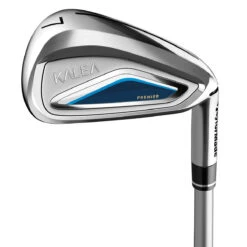 TaylorMade Silver And Blue Lightweight Women's Kalea Premier Custom Fit Golf Irons | American Golf