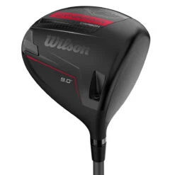 Wilson Staff Men's Black And Red Adjustable Dynapower Carbon Custom Fit Golf Driver | American Golf