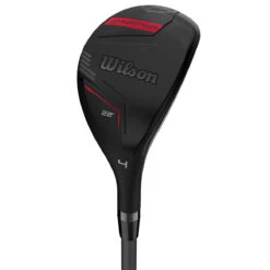 Wilson Staff Men's Black And Red Dynapower Stiff Project X Hzrdus Smoke Rdx X Right Hand Golf Hybrid