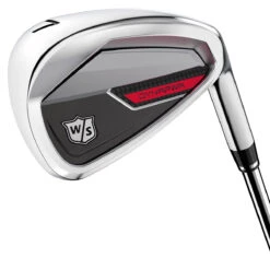 Wilson Staff Grey And Red Dynapower Steel Uniflex Right Hand 7 Golf Irons