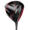 TaylorMade Men's Black And Red Lightweight STEALTH 2 Plus Stiff Mitsubishi Kai'Li 60 Left Hand Golf Driver