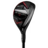 TaylorMade Men's Black And Red STEALTH 2 Rescue Regular Fuji Ventus Left Hand Golf Hybrid