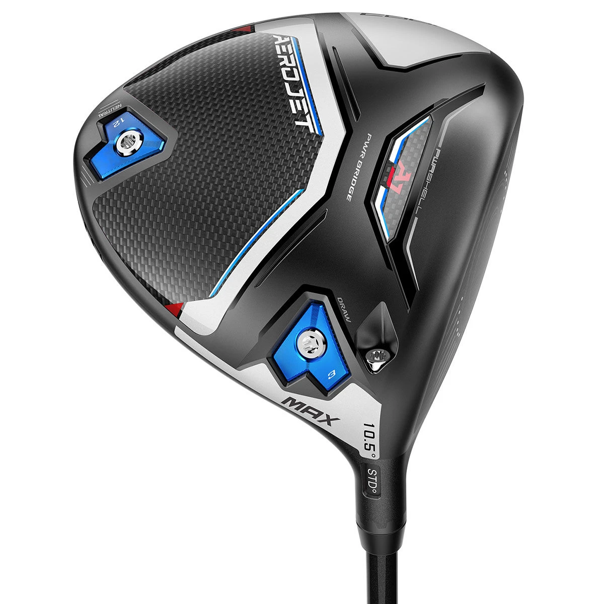 Cobra Golf Men's Black And Blue AeroJet Max Stiff Mitsubishi Kai'Li 60 Right Hand Golf Driver 2 Cobra Golf Men's Black And Blue AeroJet Max Stiff Mitsubishi Kai'Li 60 Right Hand Golf Driver - Image 2